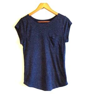 Loft cap sleeve tee - blue
